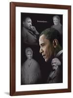 Barack Obama - Remember (no quotes)-null-Framed Art Print