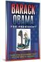Barack Obama, Save Social Security-null-Mounted Art Print