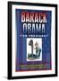 Barack Obama, Save Social Security-null-Framed Art Print