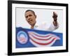 Barack Obama Speaking, Greensboro, NC-null-Framed Photographic Print