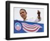 Barack Obama Speaking, Greensboro, NC-null-Framed Photographic Print