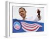 Barack Obama Speaking, Greensboro, NC-null-Framed Photographic Print