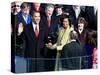 Barack Obama Sworn in by Chief Justice Roberts as 44th President of the United States of America-null-Stretched Canvas