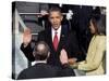 Barack Obama Sworn in by Chief Justice Roberts as 44th President of the United States of America-null-Stretched Canvas