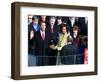 Barack Obama Sworn in by Chief Justice Roberts as 44th President of the United States of America-null-Framed Photographic Print