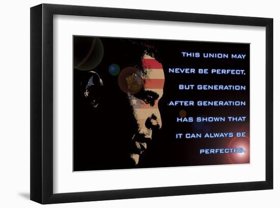 Barack Obama, This Union-null-Framed Art Print