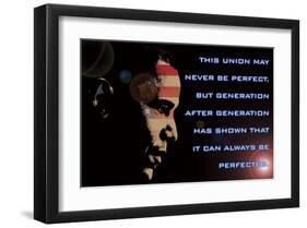 Barack Obama, This Union-null-Framed Art Print