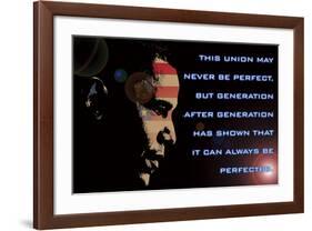 Barack Obama, This Union-null-Framed Art Print