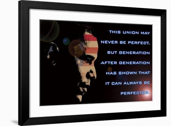 Barack Obama, This Union-null-Framed Art Print