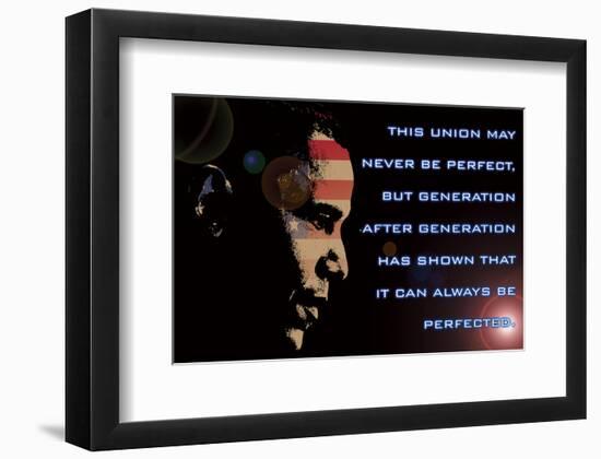 Barack Obama, This Union-null-Framed Art Print