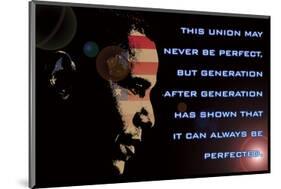 Barack Obama, This Union-null-Mounted Art Print