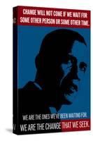 Barack Obama, We Are The Change That We Seek-null-Stretched Canvas