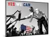 Barack Obama:  Yes We Can-null-Mounted Art Print