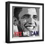 Barack Obama: Yes We Can-null-Framed Art Print