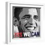 Barack Obama: Yes We Can-null-Framed Art Print