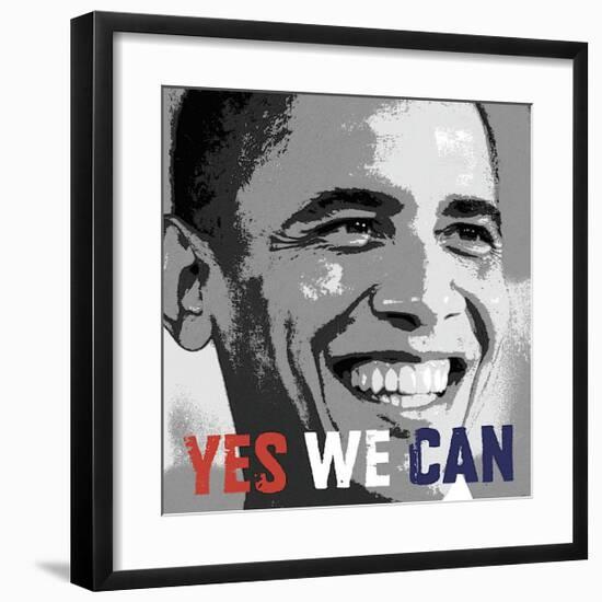 Barack Obama: Yes We Can-null-Framed Giclee Print