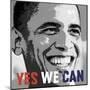 Barack Obama: Yes We Can-null-Mounted Giclee Print