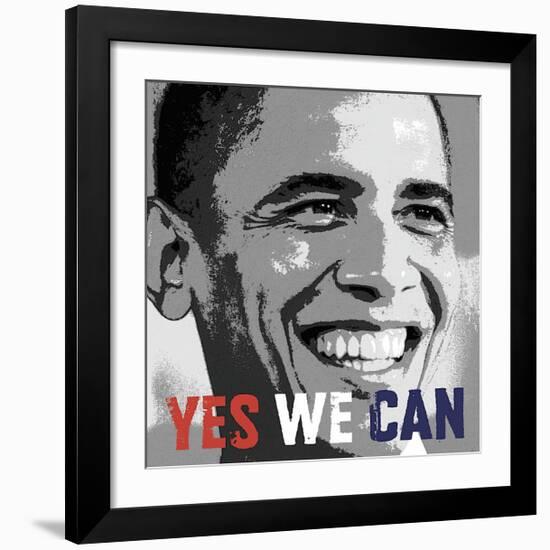 Barack Obama: Yes We Can-null-Framed Giclee Print