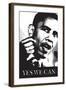 Barack Obama, Yes We Can-null-Framed Art Print