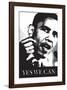 Barack Obama, Yes We Can-null-Framed Art Print