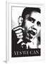 Barack Obama, Yes We Can-null-Framed Art Print