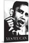 Barack Obama, Yes We Can-null-Mounted Art Print