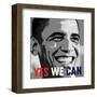 Barack Obama: Yes We Can-Celebrity Photography-Framed Art Print