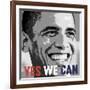 Barack Obama: Yes We Can-Celebrity Photography-Framed Art Print