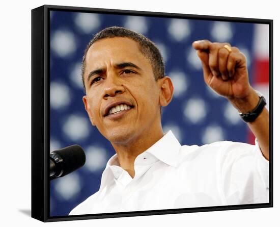 Barack Obama-null-Framed Stretched Canvas