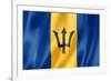 Barbados Flag-daboost-Framed Art Print