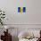 Barbados Flag-daboost-Art Print displayed on a wall