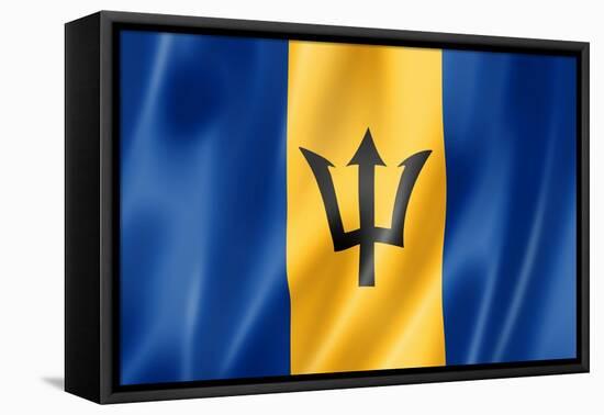 Barbados Flag-daboost-Framed Stretched Canvas