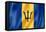 Barbados Flag-daboost-Framed Stretched Canvas