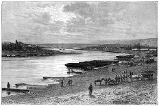 The River Dniester Seen from Near Moghilov, Russia, 1879-Barbant-Giclee Print