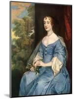 Barbara, Countless of Castlemaine, C1660S-Peter Lely-Mounted Giclee Print