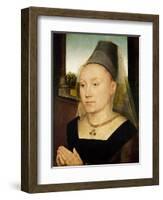 Barbara De Vlaenderberch, circa 1472-75-Hans Memling-Framed Giclee Print