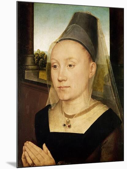 Barbara De Vlaenderberch, circa 1472-75-Hans Memling-Mounted Giclee Print