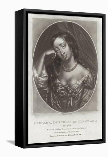 Barbara, Duchess of Cleveland-William Faithorne-Framed Stretched Canvas