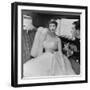 Barbara Goalen in a Julian Rose Evening Dress with Tommy Kyle, 1950-John French-Framed Giclee Print