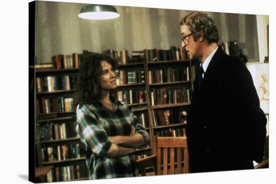 Barbara Hershey and Michael Caine HANNAH AND HER SISTERS, 1986 directed by Woody Allen (photo)-null-Stretched Canvas