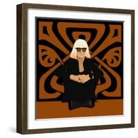 Barbara Hulanicki, Fashion Designer, Founder of Biba, Interior Designer and Illustrator-Claire Huntley-Framed Giclee Print