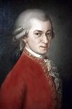 Wolfgang Amadeus Mozart, Posthumes Portrait, 1819-Barbara Krafft-Mounted Giclee Print