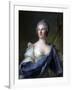 Barbara Luigia D'Adda, Wife of Antonio Barbiano from Belgiojoso-Jean-Marc Nattier-Framed Art Print