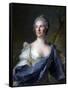 Barbara Luigia D'Adda, Wife of Antonio Barbiano from Belgiojoso-Jean-Marc Nattier-Framed Stretched Canvas