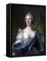 Barbara Luigia D'Adda, Wife of Antonio Barbiano from Belgiojoso-Jean-Marc Nattier-Framed Stretched Canvas