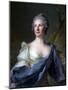 Barbara Luigia D'Adda, Wife of Antonio Barbiano from Belgiojoso-Jean-Marc Nattier-Mounted Art Print