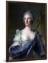 Barbara Luigia D'Adda, Wife of Antonio Barbiano from Belgiojoso-Jean-Marc Nattier-Framed Art Print