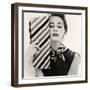 Barbara Miura with Madame Crystal Handbag and Neck Tie, 1953-John French-Framed Giclee Print