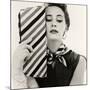 Barbara Miura with Madame Crystal Handbag and Neck Tie, 1953-John French-Mounted Giclee Print