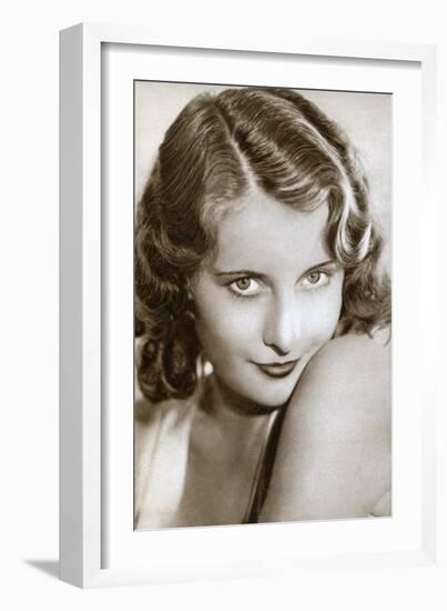 Barbara Stanwyck, American Film and Television Actress, 1933-null-Framed Giclee Print